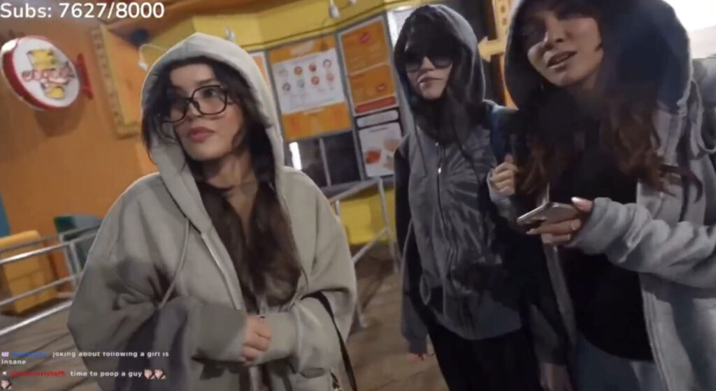 Screenshot of the Valkyrae, Cinna, and Emiru stream